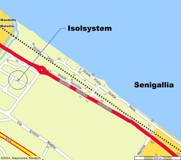 Mappa Senigallia